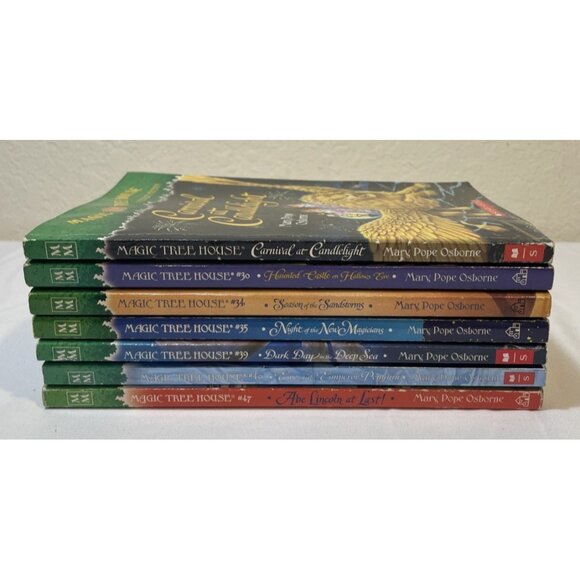 Lot of 7 Magic Treehouse Merlin Missions Books Mary Pope Osborne - Picture 9 of 10